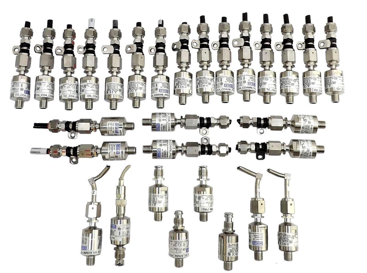 Used Wika 52482685 High Purity Pressure Transducer WU-20 Lot of 29 Working Surplus