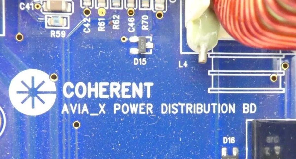 Used Coherent 1084844 AVIA_X Power Distribution Board PCB Working Surplus