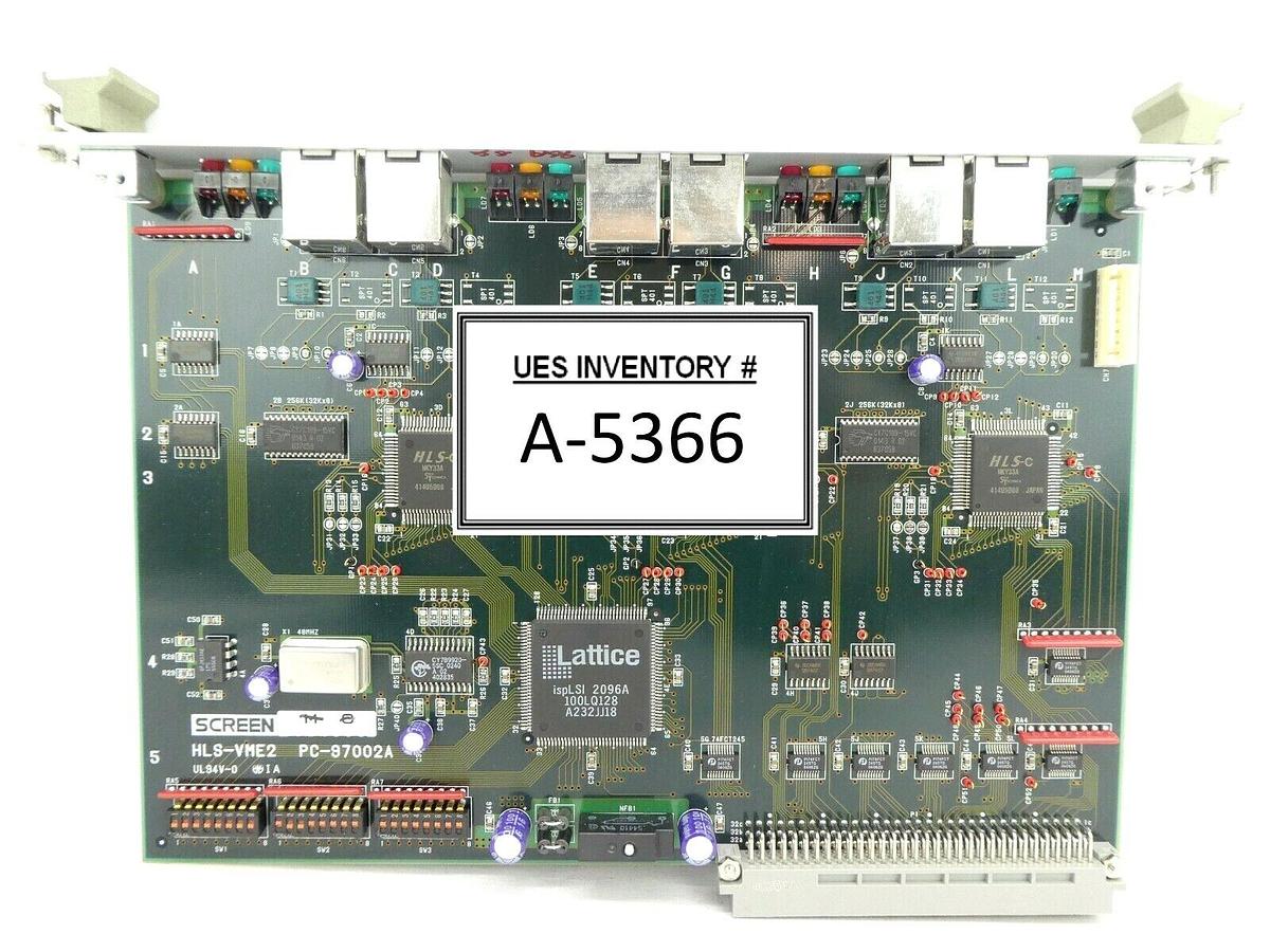 Used DNS Dainippon Screen PC-97002A Control VME Bus PCB Card HLS-VME2 SL-1011 FC-3000