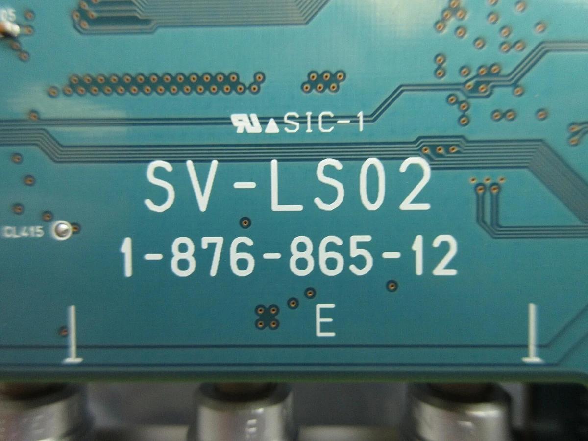 Used Sony 1-876-865-12 Processor PCB Card VME SV-LS02 Nikon 4S025-363 NSR Working