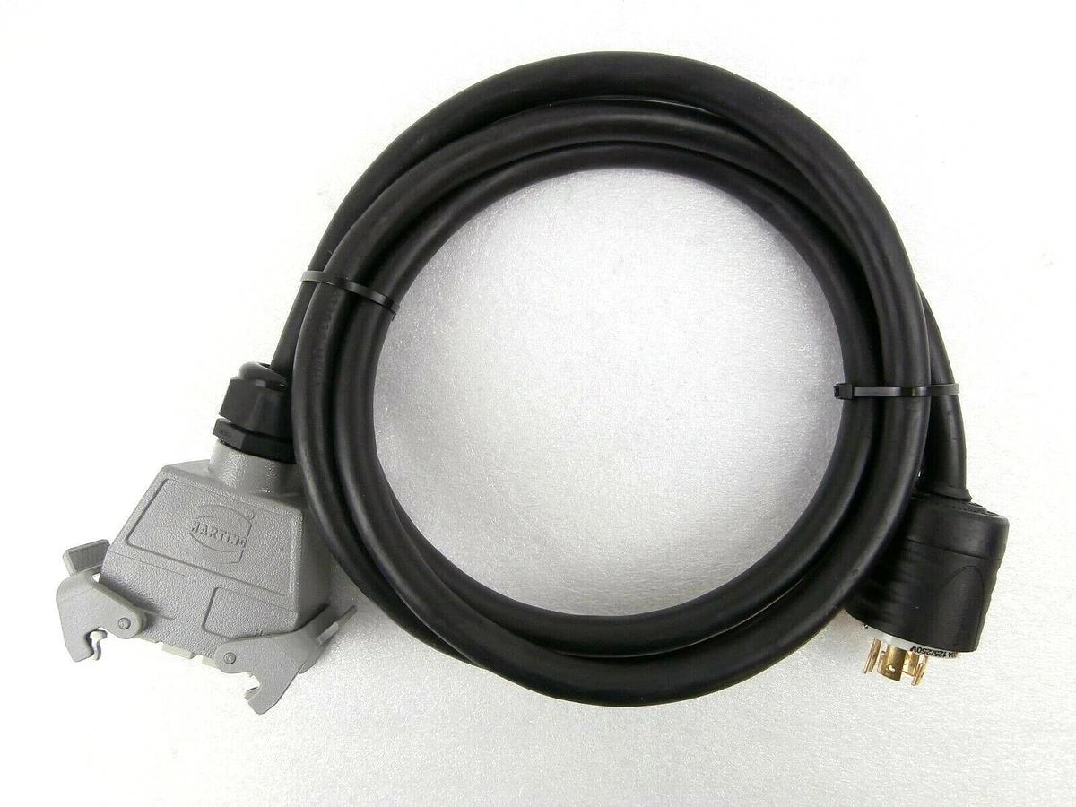 Used Edwards E21909516 iQDP Power Plug with 9 Foot Cable 2.7M iQDP40 iQDP80 Working