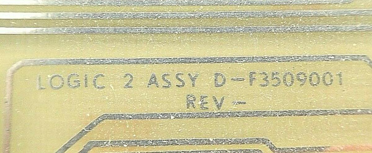 Used Varian Semiconductor VSEA D-F3509001 Logic 2 PCB Card Rev. D Working Surplus