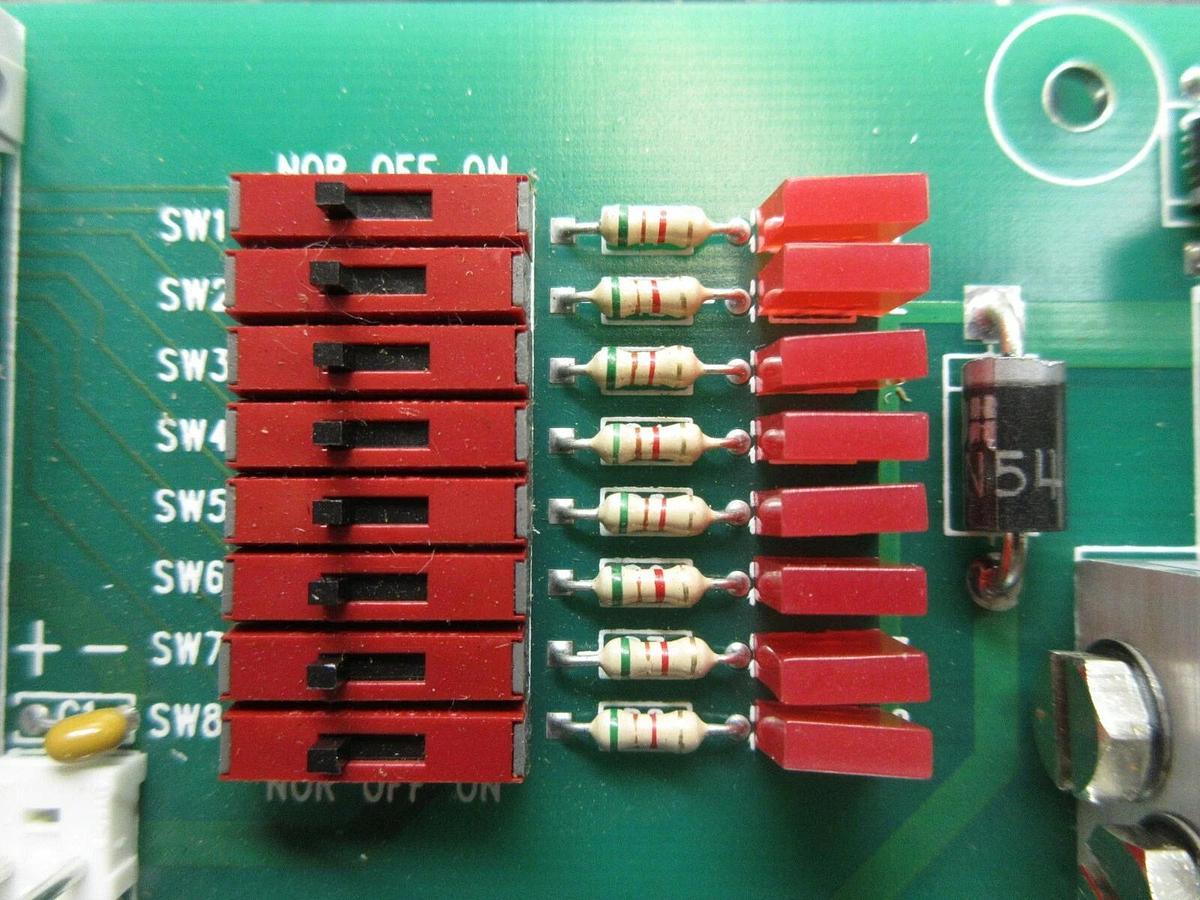 Used TECO Pneumatic DES375-010-8 8-Port Pneumatic Manifold Board PCB HA010E1 Working