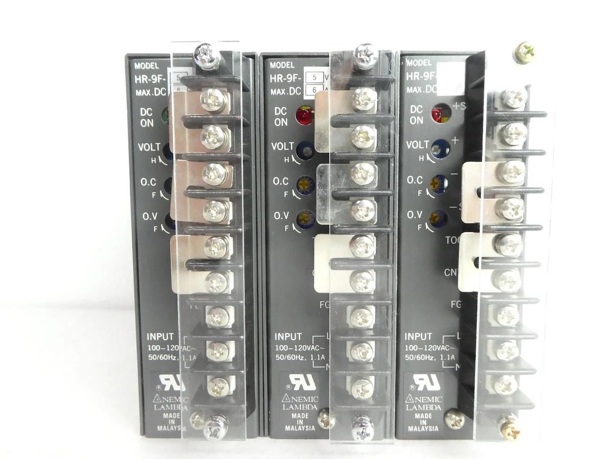 Used Nemic Lambda HR-9F Power Supply 5V 15V 24V Reseller Lot of 14 Used Working