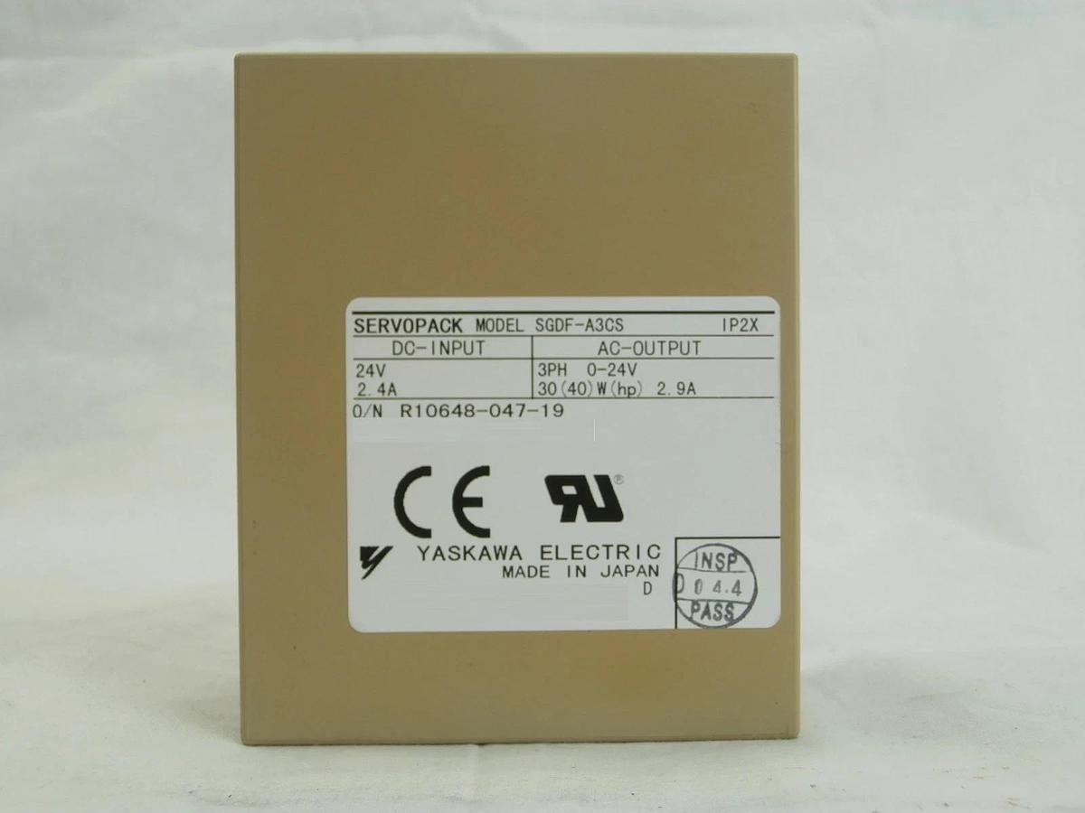 Used Yaskawa SGDF-A3CS Servo Drive SERVOPACK Reseller Lot of 2 Shinko VHT5-1-1 Used