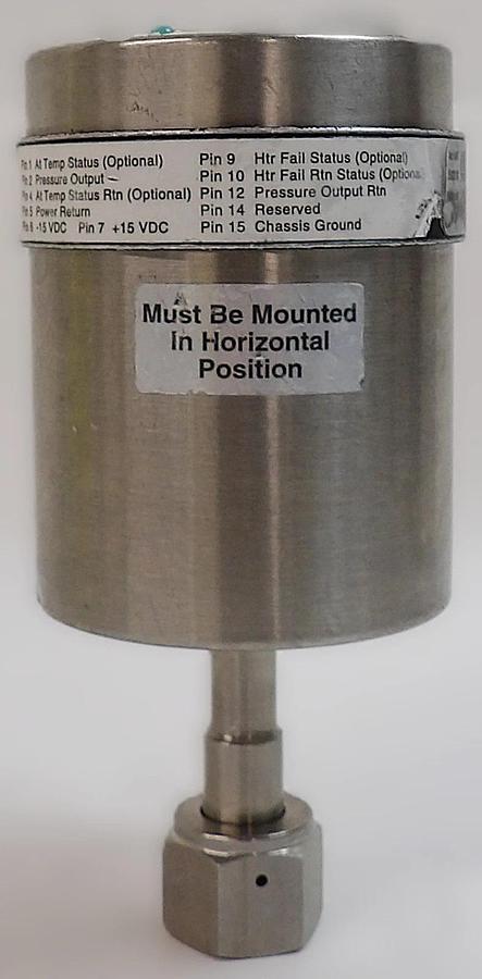 Used MKS Instruments 627B-23184 Baratron Pressure Transducer Working Surplus