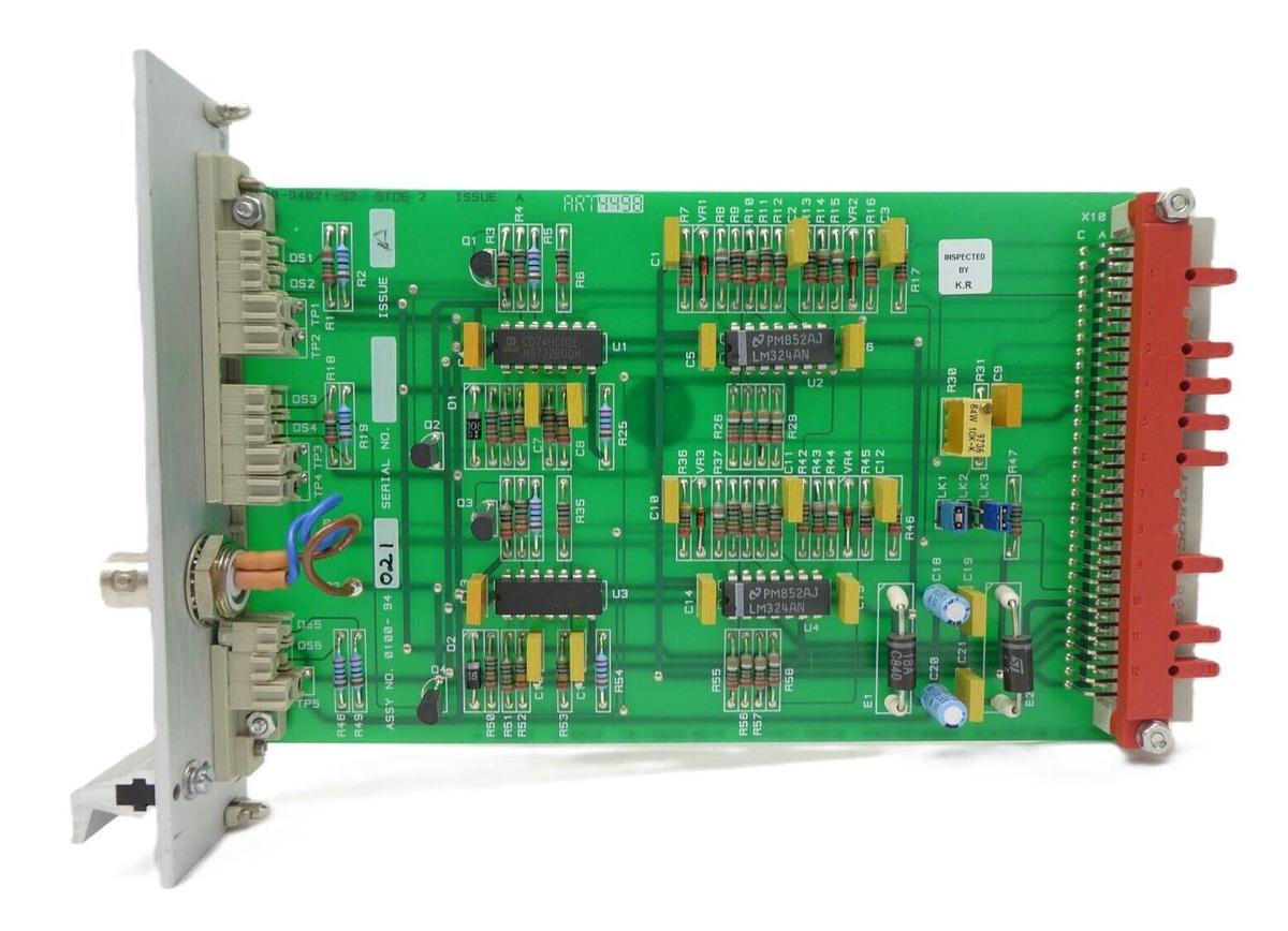 Used AMAT Applied Materials 0100-94021 Argon/Oxygen Bleed and Charge Monitor PCB Card