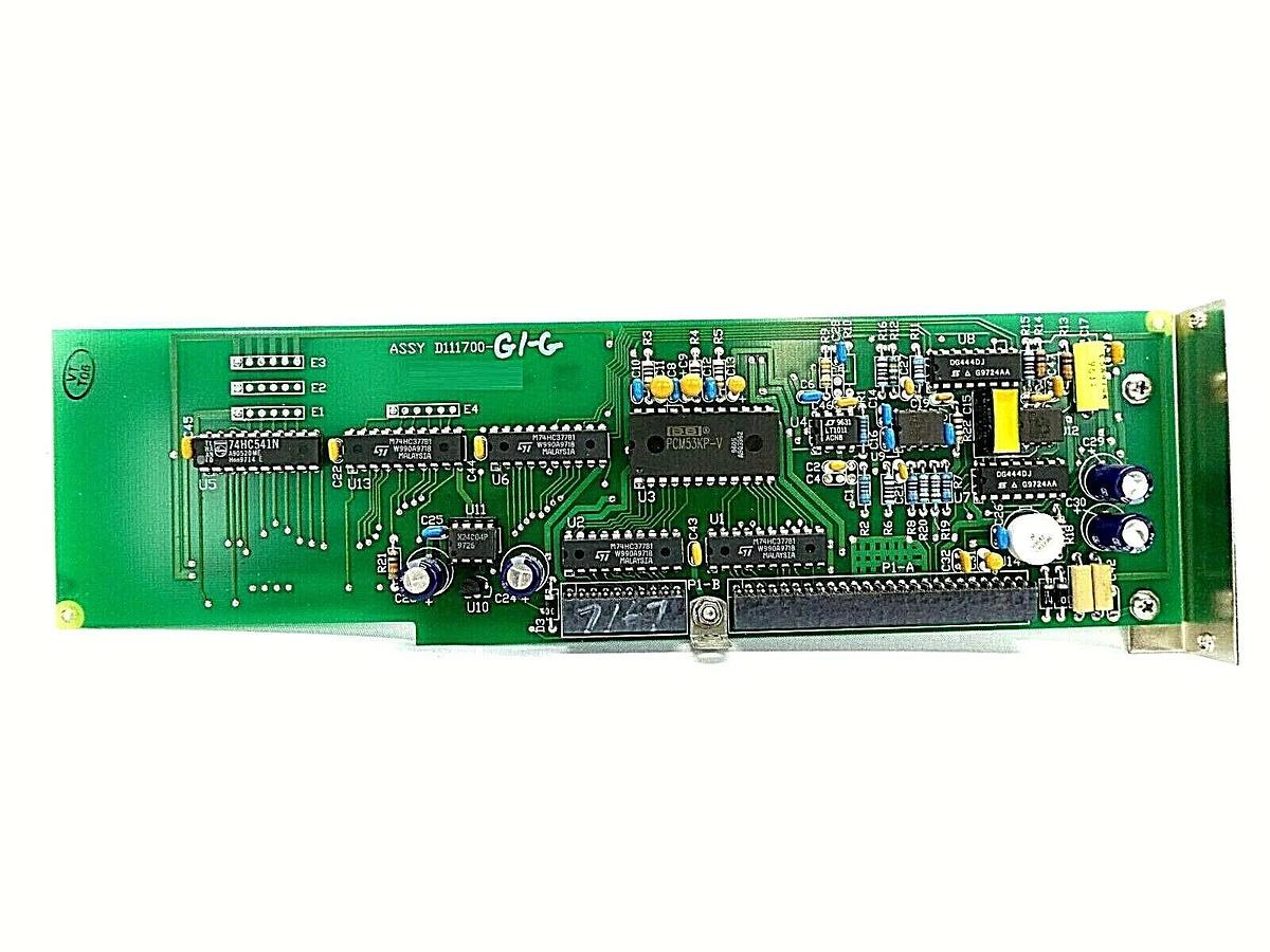 Used MKS Instruments D111700-G1-G Gauge Measurement & Control PCB Card 111699-G Spare
