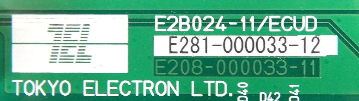 Used TEL Tokyo Electron E281-000032-12 VME PCB Card E2B023/ECU ECC2 Working Surplus