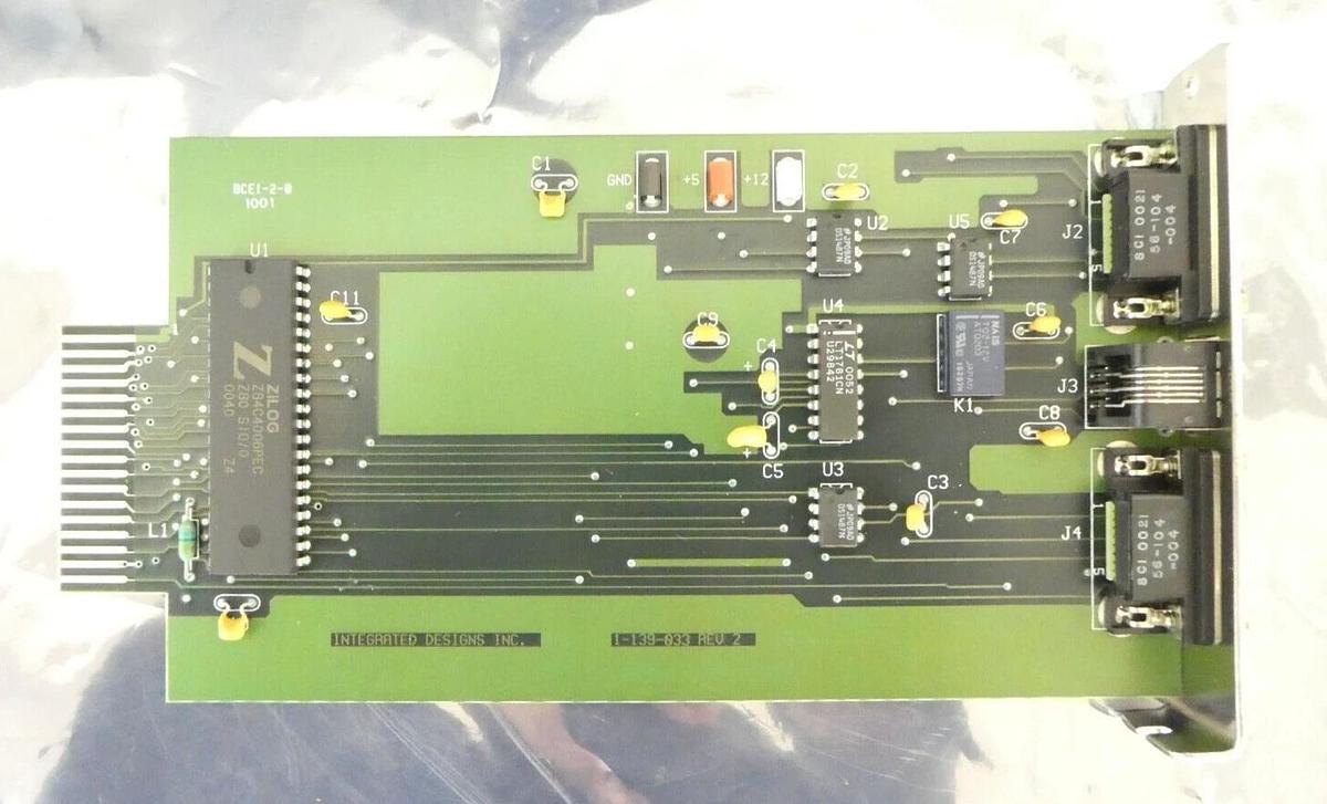 Used Integrated Design 1-139-033 IDS Unit Communication PCB Board Lot of 2 Working