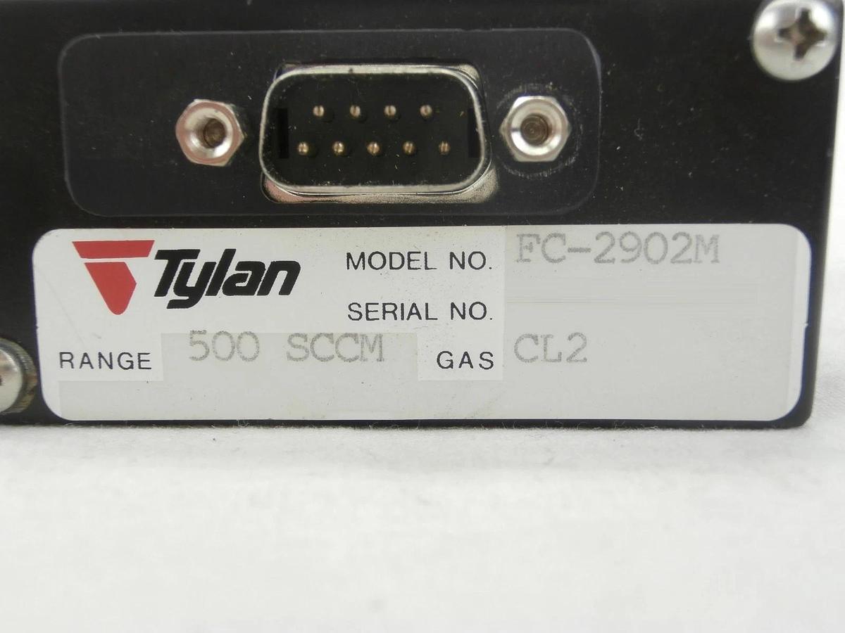 Used Tylan General FC-2902M Mass Flow Controller MFC 2900 Series 500 SCCM Cl2 Used