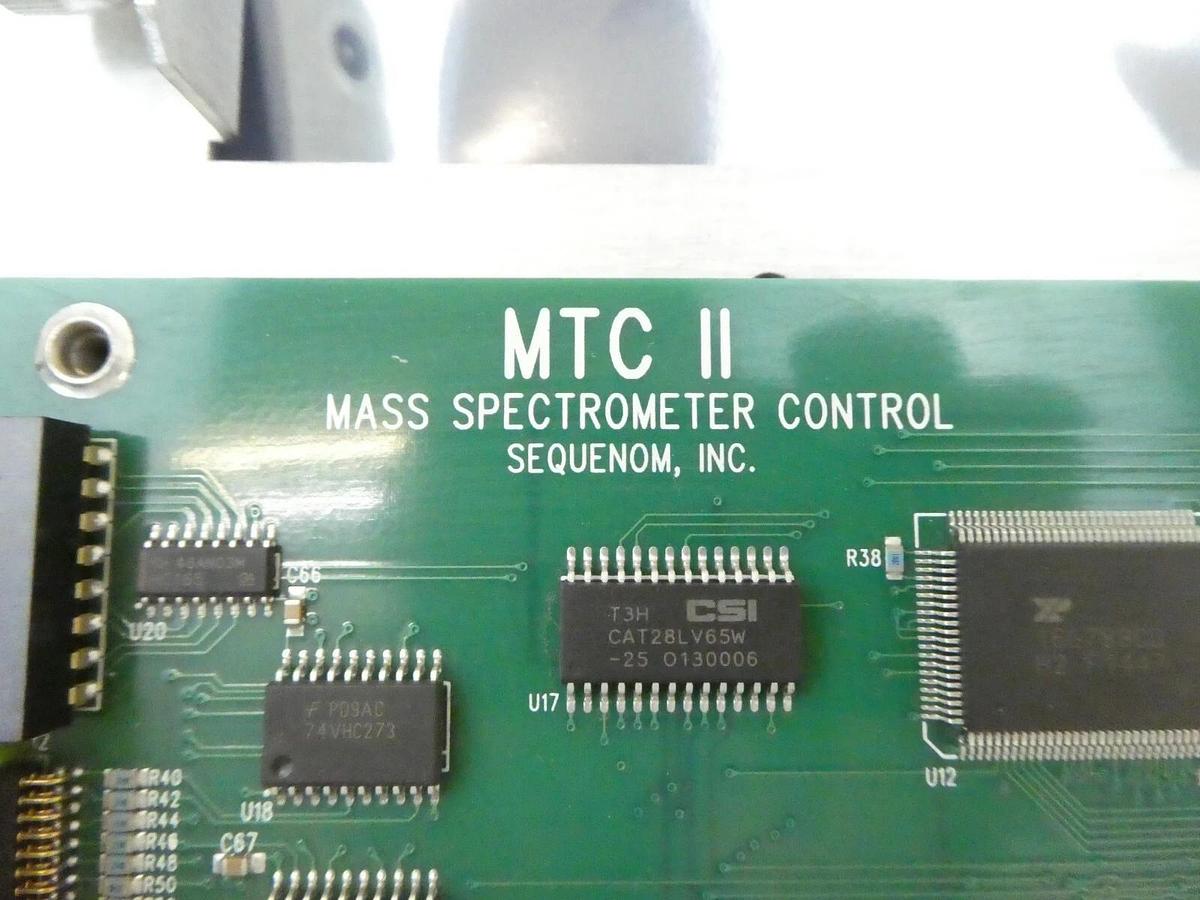 Used Sequenom MTC II Mass Spectrometer Control PCB Panel Bruker Sciex Working