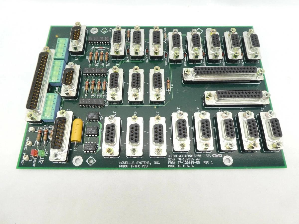 Used Novellus Systems 03-130015-00 Robot Interface PCB Rev. A Working Surplus