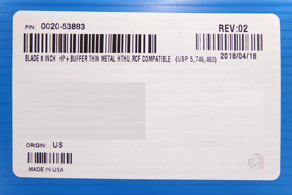 AMAT Applied Materials 0020-53883 200mm Blade HP+ Buffer HTHU RCF 8" New