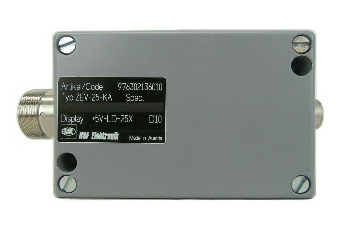 Used RSF Elektronik 976302136010 Converter ZEV-25-KA +5V-LD-25X Working Spare