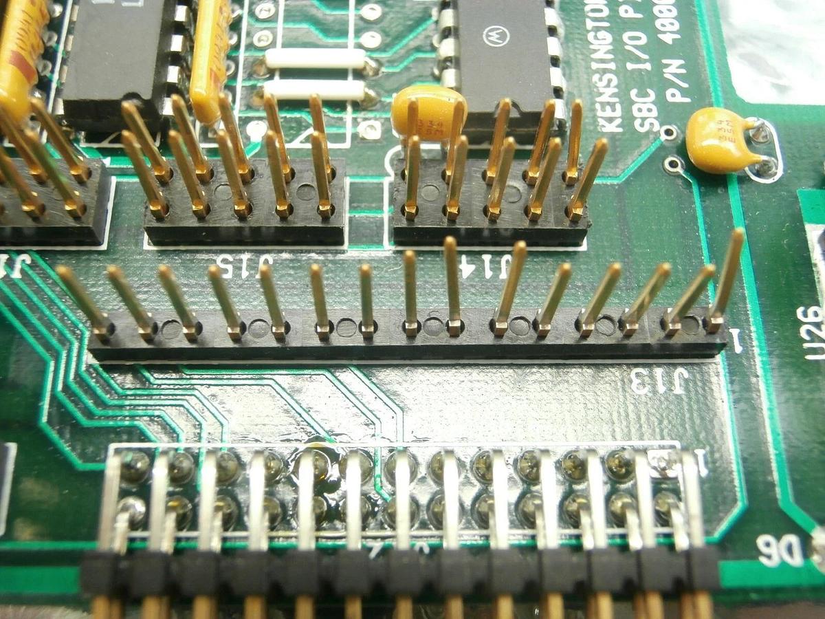 Used Kensington Laboratories 4000-60048 SBC I/O Piggy Back Board PCB Used Working