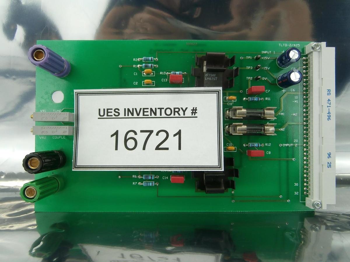 Used Nordiko Technical Services D00022 Amplifier PCB Card TLTD-2/425 Full Posts Used