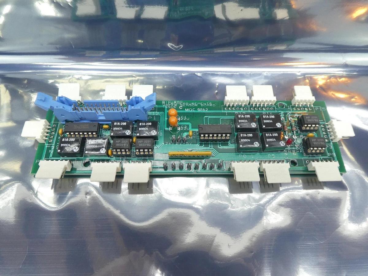 Used Bio-Rad MOC 9852 Wafer Sensor PCB Quaestor Q7 Overlay Measurement System Working