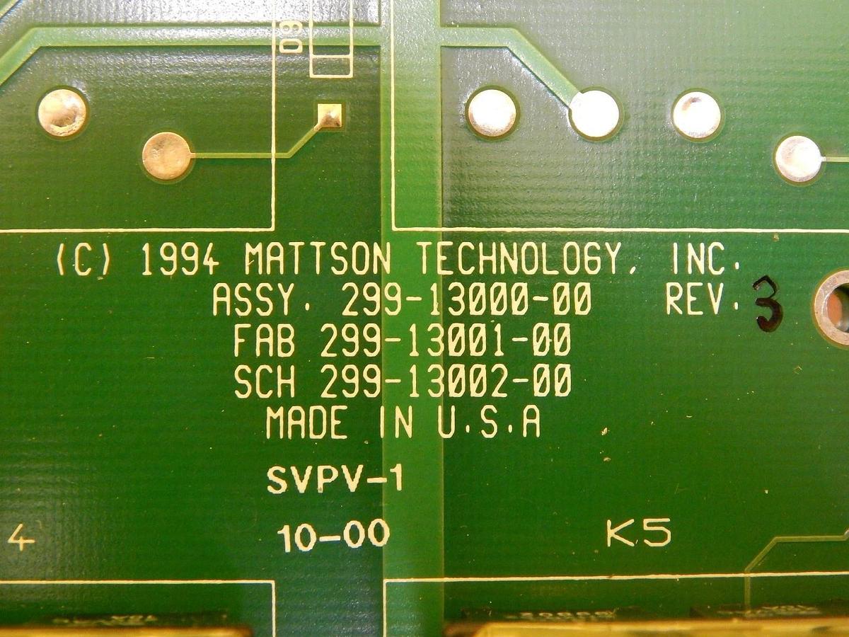 Used Mattson Technology 299-13000-00 Relay PCB Board 299-13001-00 Used Working