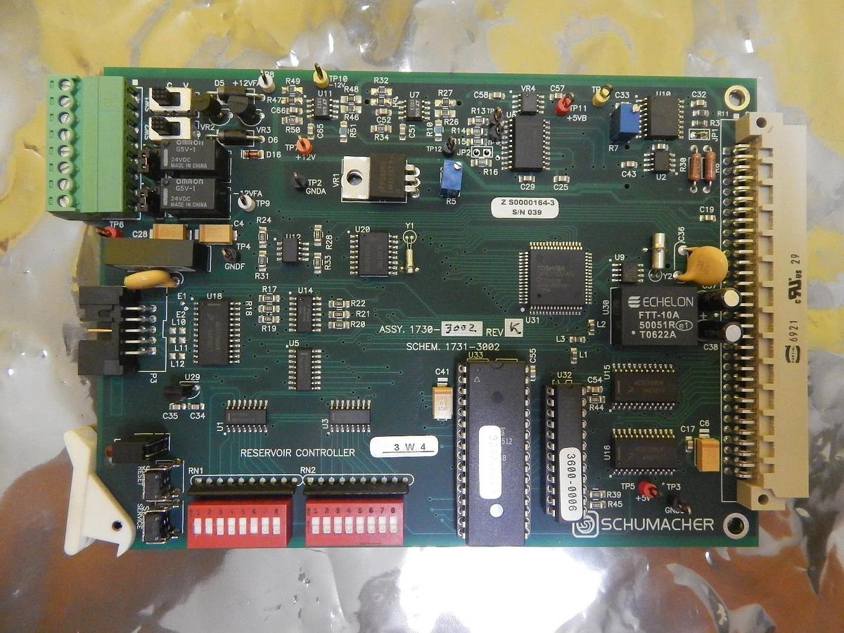Used Schumacher 1730-3002 Reservoir Controller PCB Card S0000164-3 Used Working