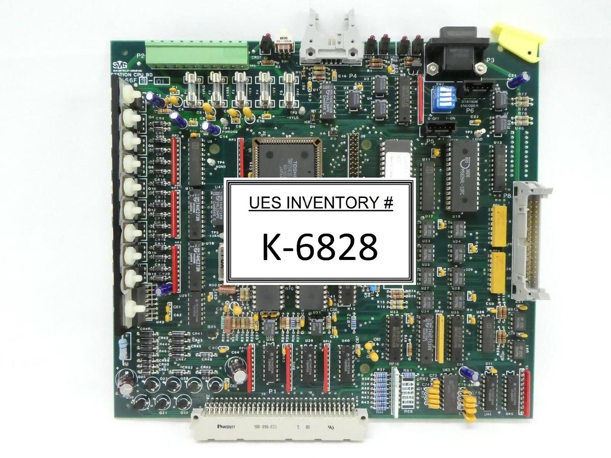 Used SVG Silicon Valley Group 80166F3-01 Station CPU BD PCB DEV 74017D1-32 90S Spare