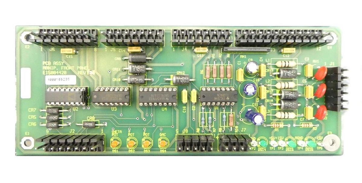 Used Varian Semiconductor Equipment E15004420 Manipulator Front Panel PCB Working