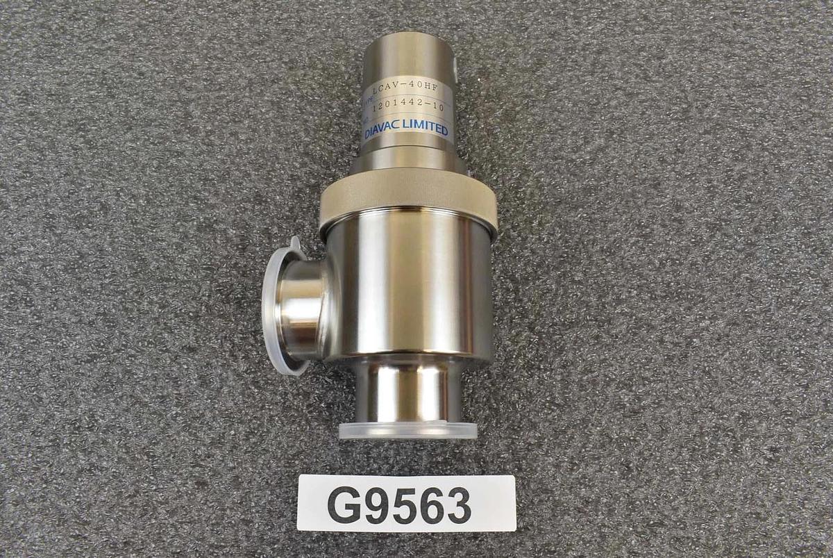 Used Diavac Limited LCAV-40HF Pneumatic Angle Valve