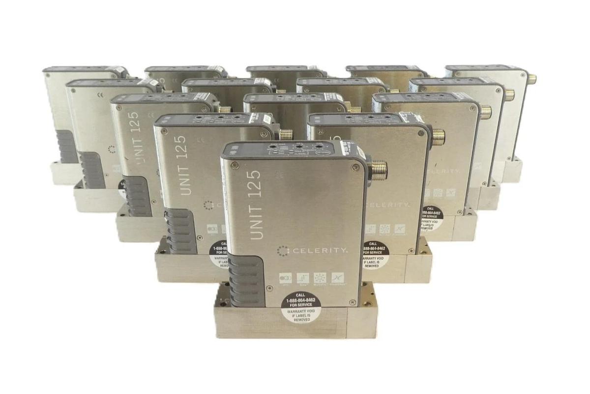Used Celerity IFC-125C Mass Flow Controller MFC UNIT 125 Reseller Lot of 15 Working