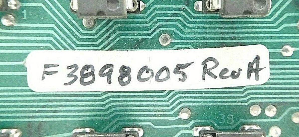 Used Varian Semiconductor F3898005 End Station Logic PCB Card Rev. A D-F3898001 Spare