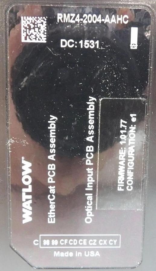 Used Watlow EZ-ZONE Temperature Controller RMZ4-2004 RMEA-CJAT RMEA-FFJT RMSA-RRAA
