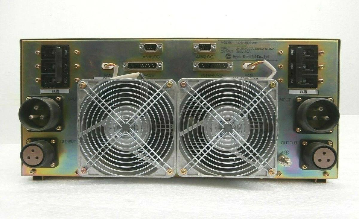 Used Kyoto Denkiki KDS-30350WFX Dual Output Power Supply Hitachi 3-A20515-*A As-Is
