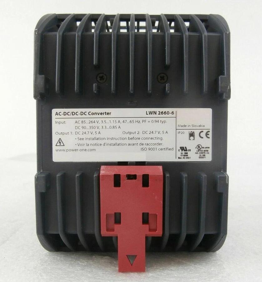 Used Power-One LWN2660-6 AC-DC/DC-DC Converter DIN Rail Power Supply Lot of 15 Spare