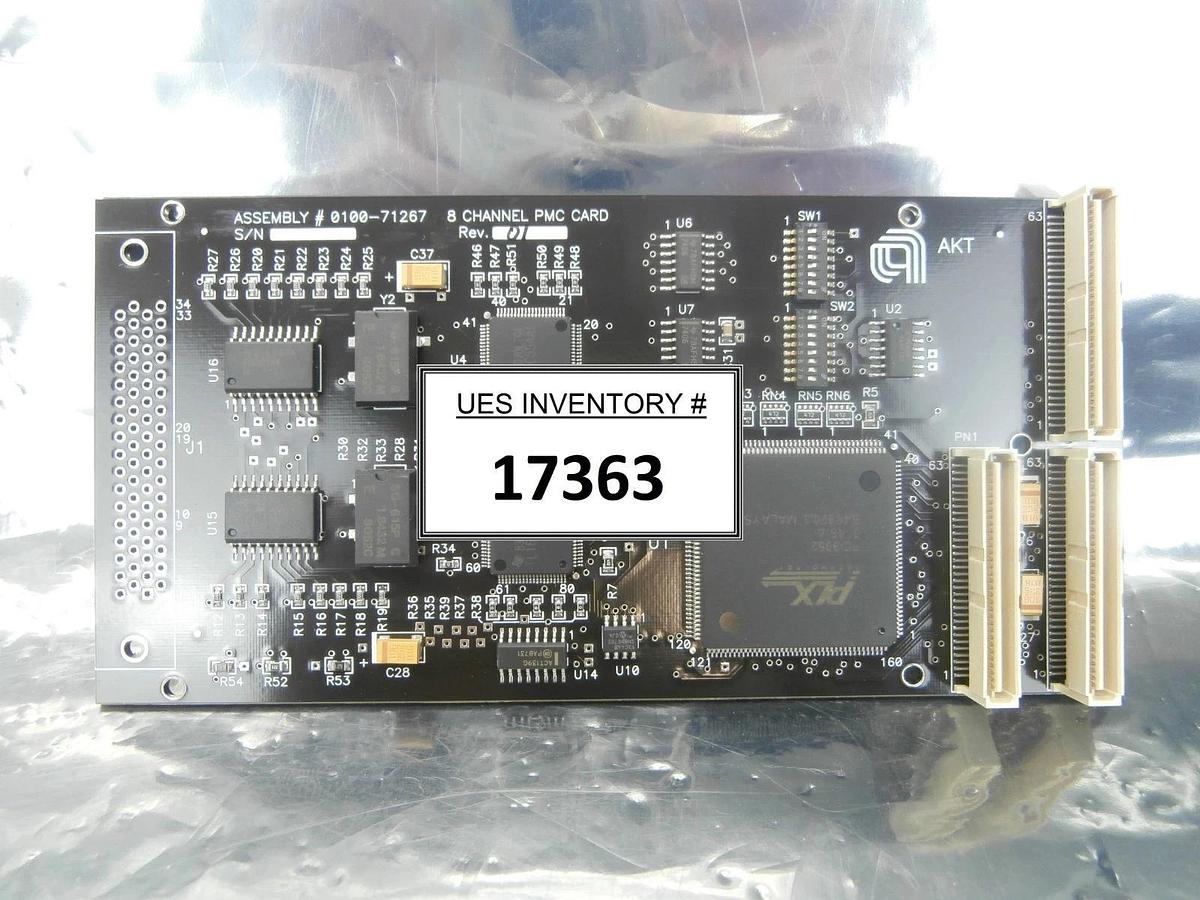Used AMAT Applied Materials 0100-71267 8 Channel PCM Card PCB AKT Used Working
