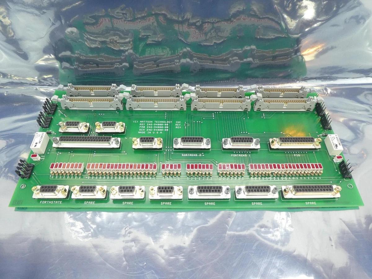 Used Mattson Technology 246-94000-00 Analog Interface PCB Rev. A Broken Connector Tab