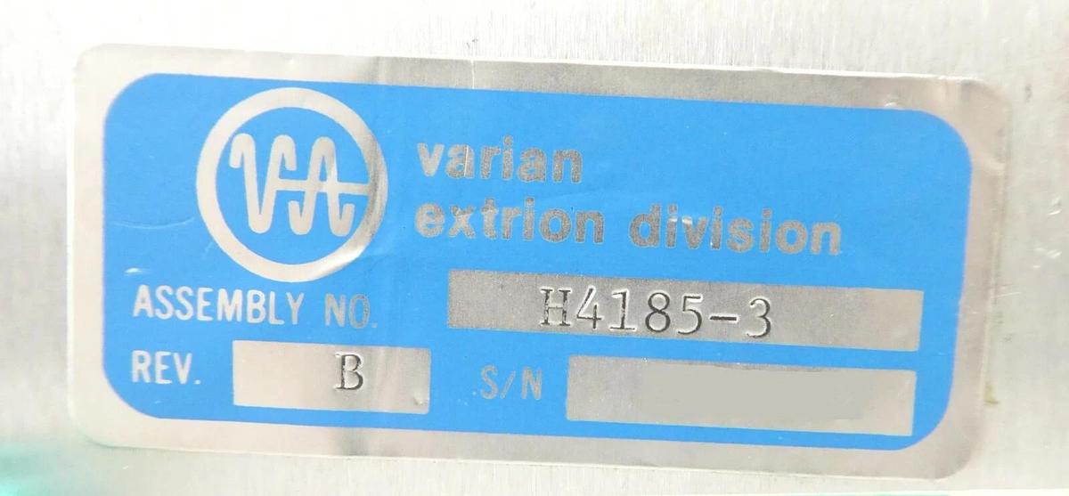 Used Varian Ion Implant Systems H-4185-3 Beam Scan Controller H4185003 Rev. B Surplus