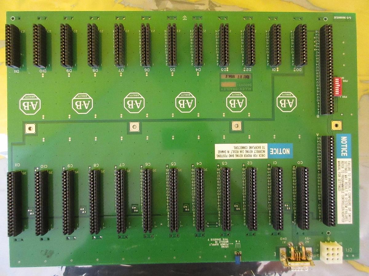 Used AB Allen-Bradley 960203 CFI Backplane Board PCB 96066522 Used Working