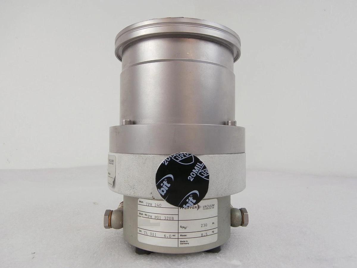 Used TPH 240 Pfeiffer PM P01 320B Turbomolecular Vacuum Pump Turbo Unresponsive As-Is