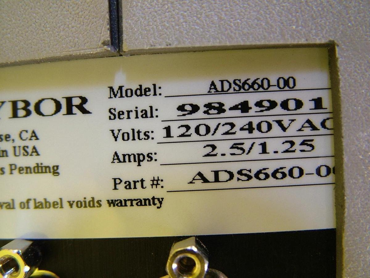 Used Cybor ADS660-00 Control Module Pneumatic Interface ADS660-12 Working Surplus