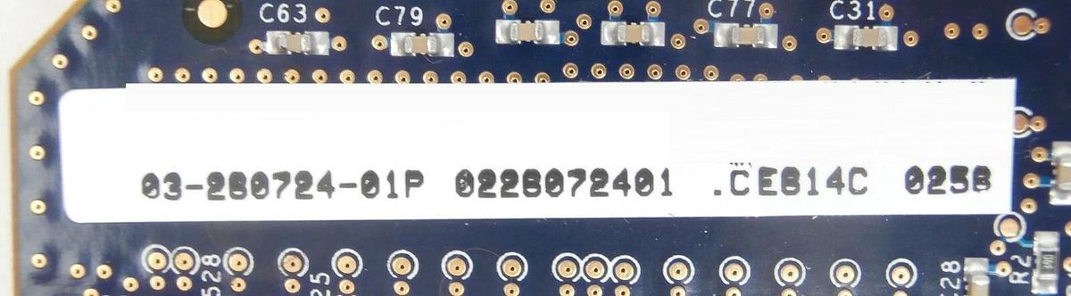 Used Christie Digital Systems 03-280725-01P MOD Formatter Red/Green PCB MATRIX S+2K