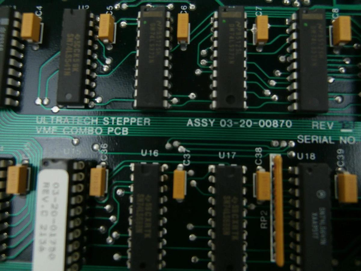 Used Ultratech Stepper 03-20-00870 VME Combo PCB Card Rev. B1 4700 Titan Used Working
