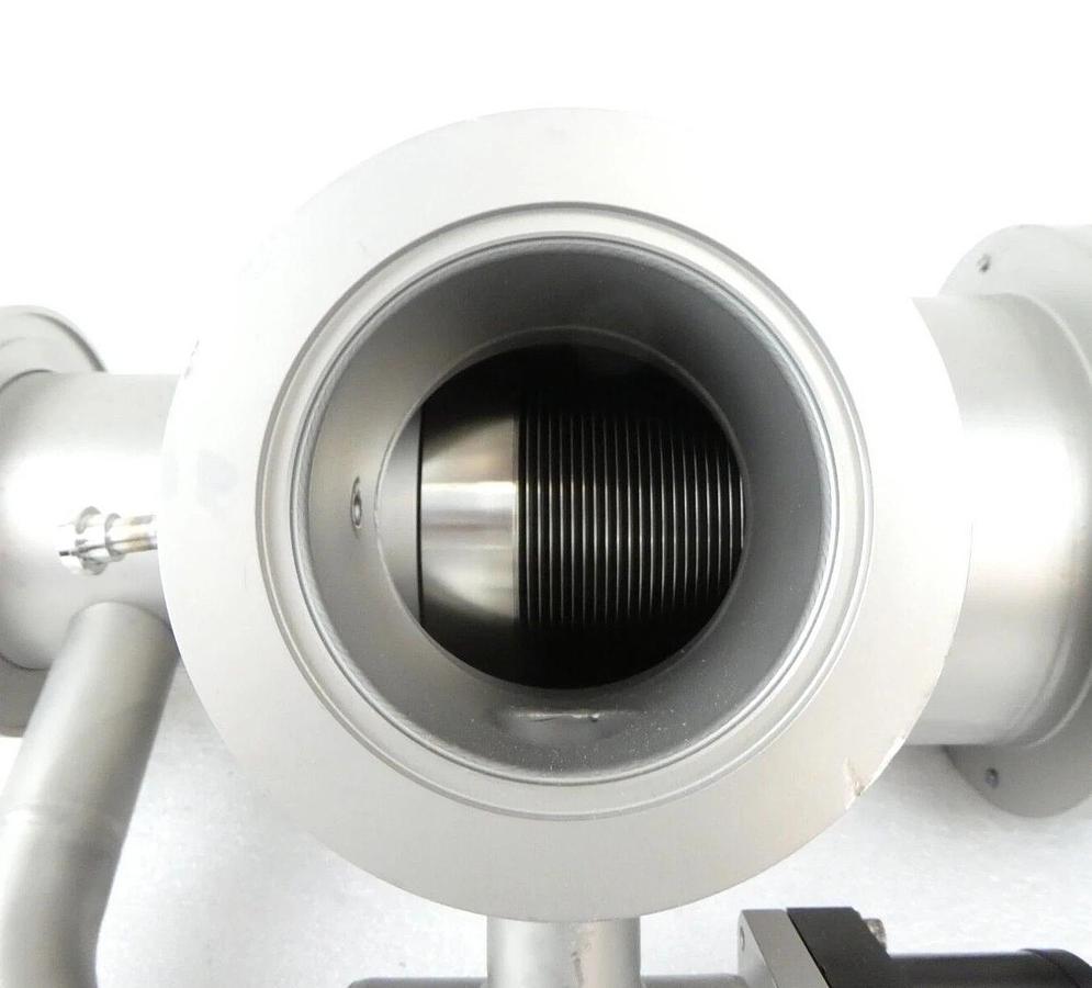 Used MKS Instruments 99F0077 UHV Vacuum Isolation Angle Valve ISO80 ISO-K Working