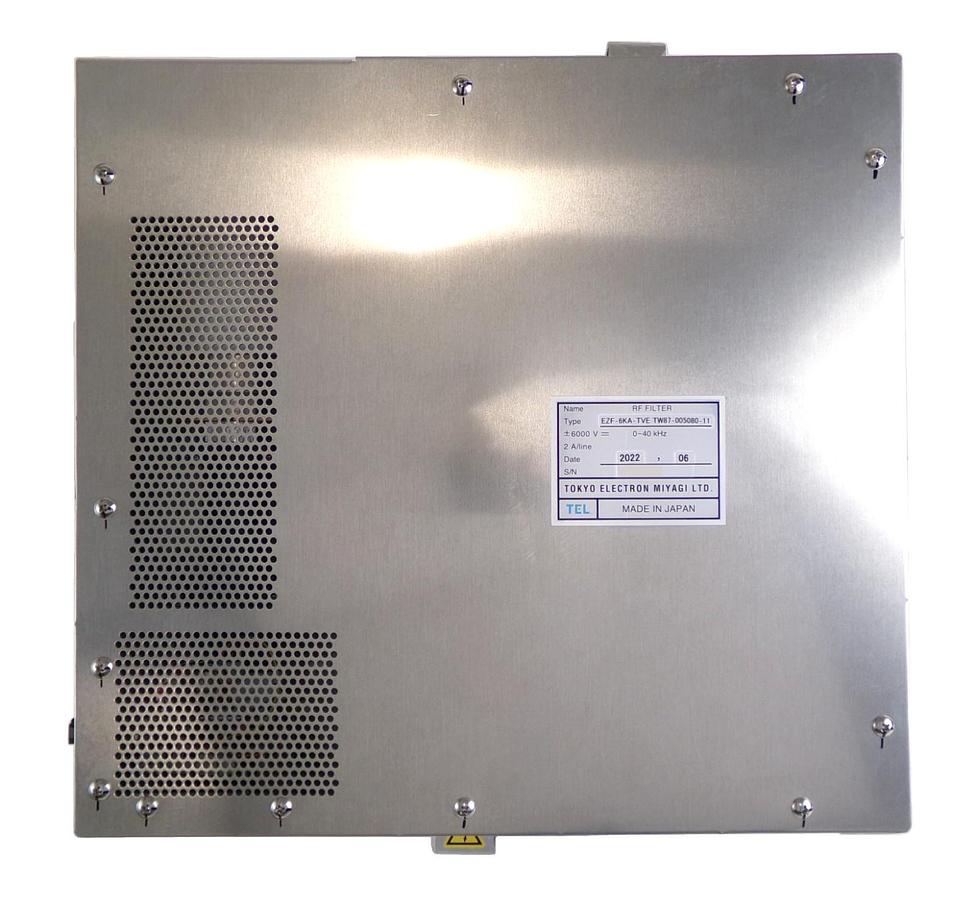 Used TEL Tokyo Electron EZF-6KA-TVE TW87-005080-11 RF Filter 6000 VDC 0-40kHz Working