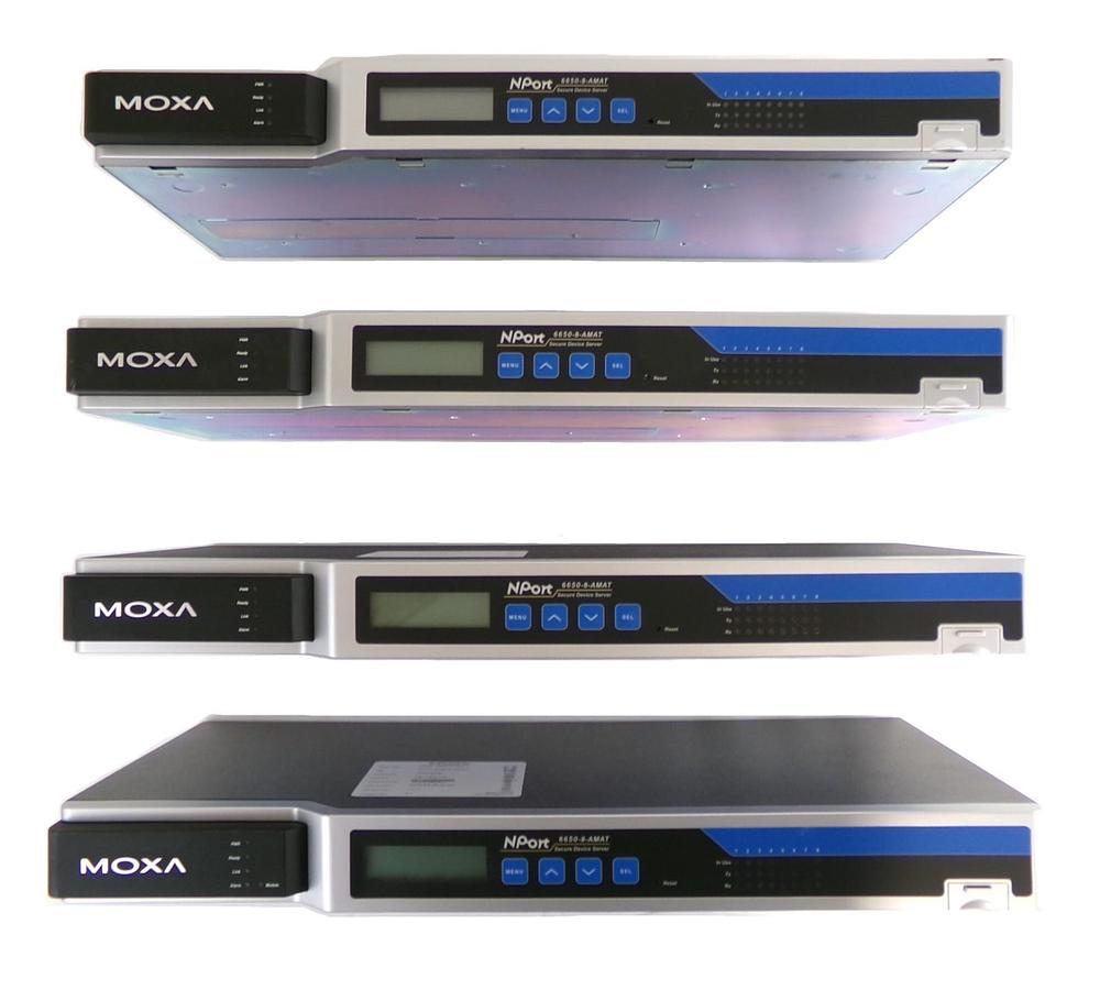 Used Moxa NPort 6650-8-AMAT 16-Port Terminal Server AMAT 0190-38062 Lot of 4 Working