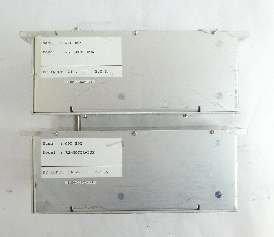 Used TEL Tokyo Electron 2L80-003024-V1 CPI Box RS-MOTOR-BOX Lot of 4 Working