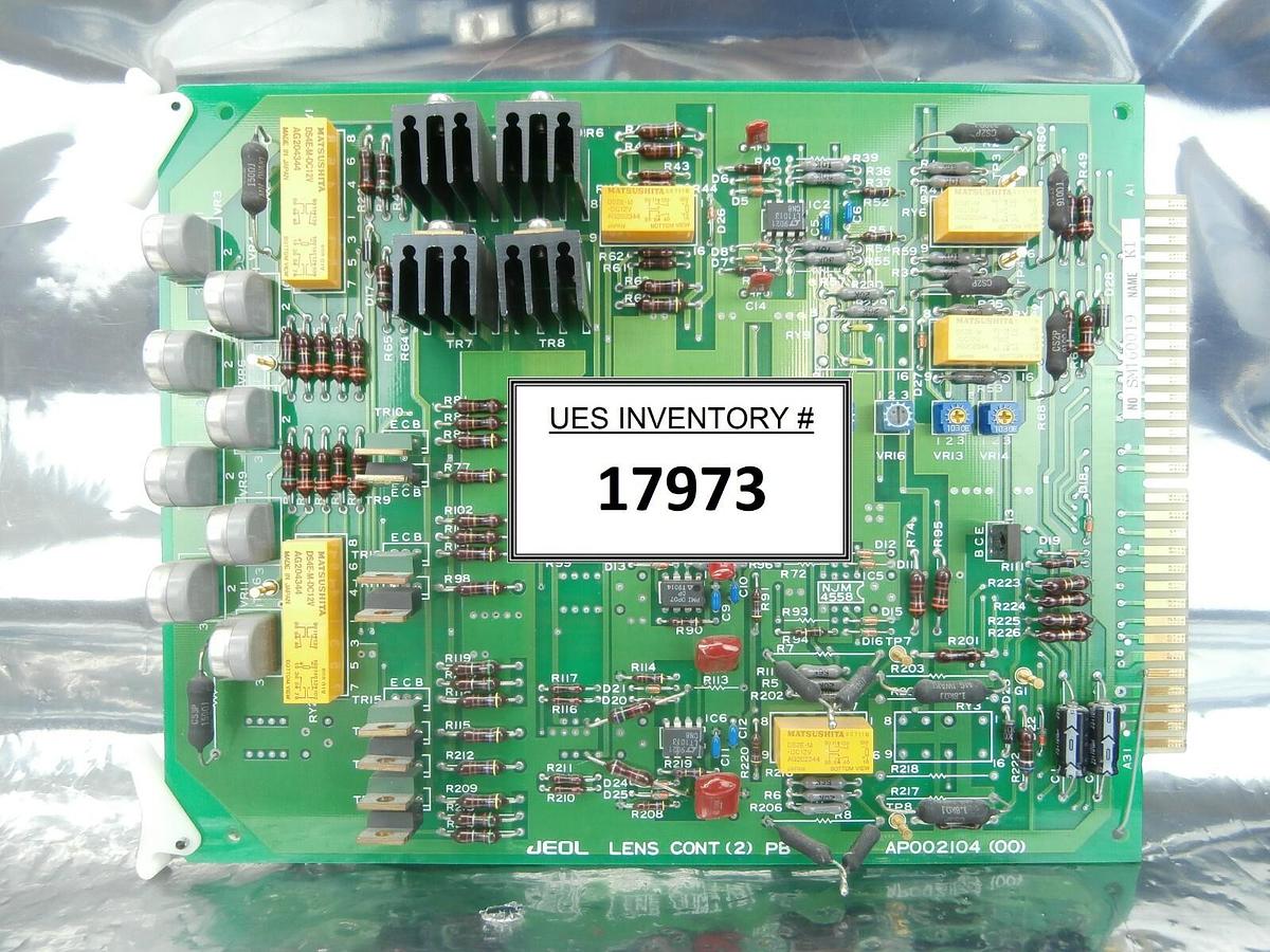 Used JEOL AP002104(00) Processor Board PCB Card LENS CONT(2)PB KI JSM-6400F Used