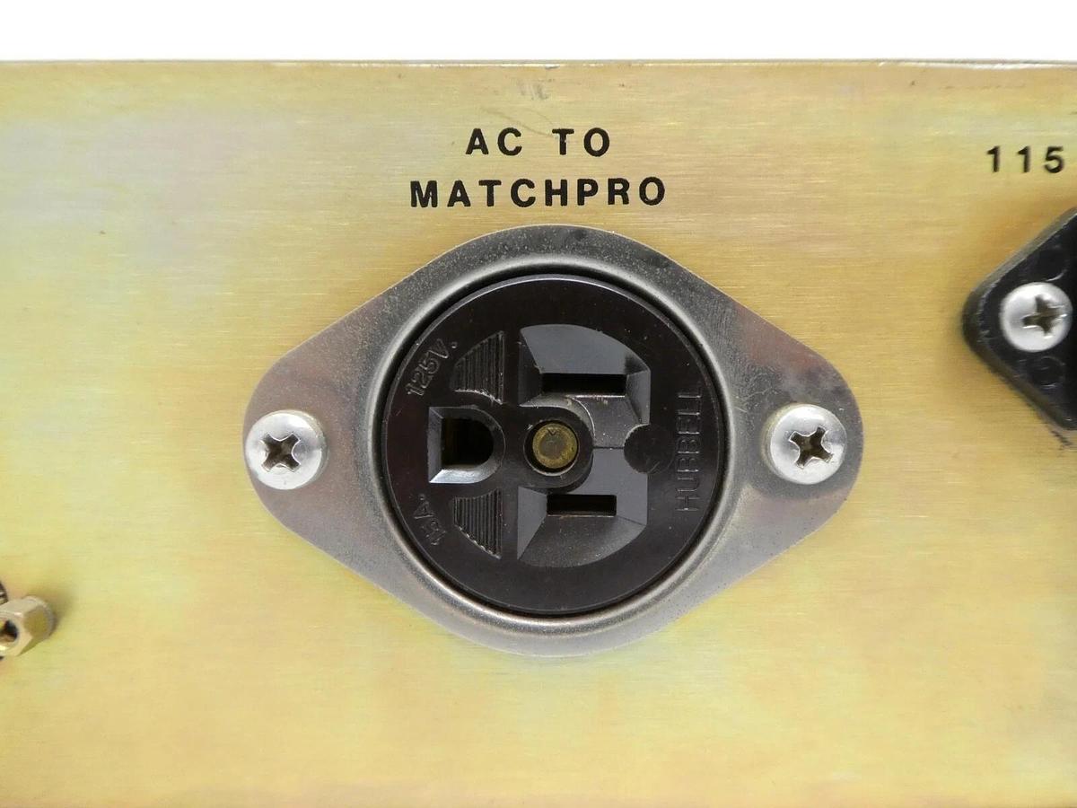 Used Comdel Match Pro RF Generator Controller MATCHPRO Tested Working Surplus