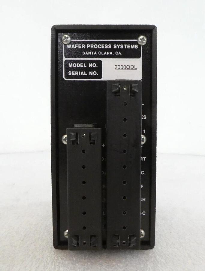 Used Wafer Process Systems 2000QDL Quick Dump Logic Cycle Count Working Surplus