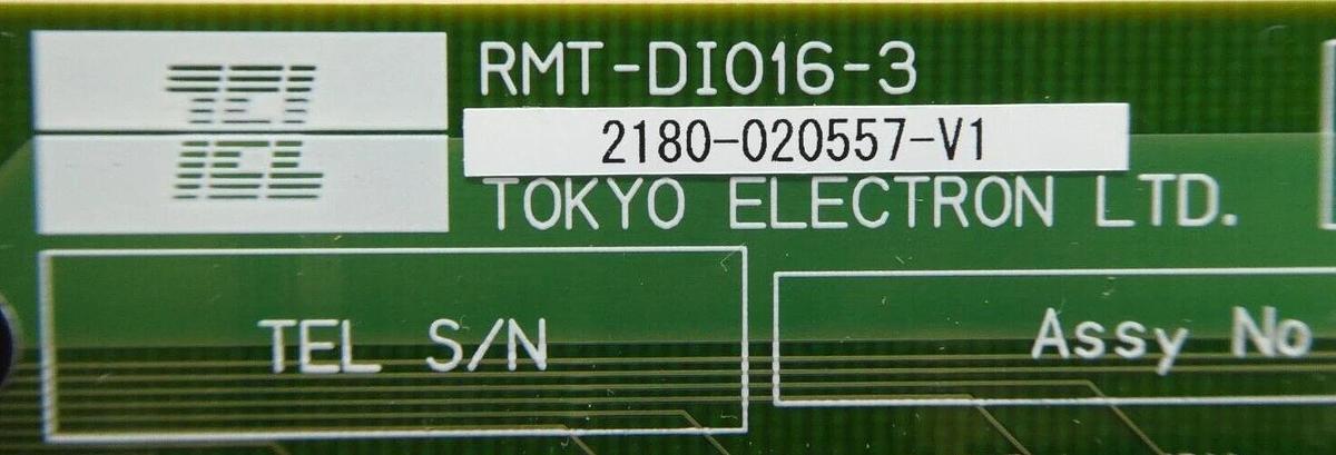 TEL Tokyo Electron 2180-020557-V1 Digital I/O PCB RMT-DIO16-3 New Surplus