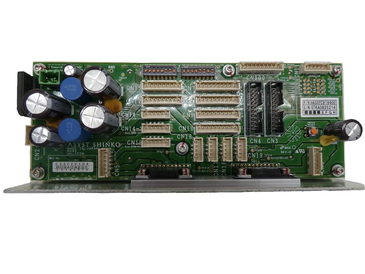 Used Asyst Shinko HASSYC818400 PCB Assembly C2SP2V104 OHV SSOHT-300 Working Surplus