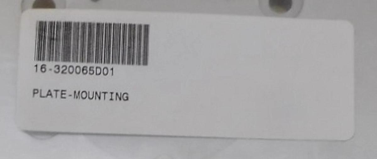 ASM Advanced Semiconductor Materials 16-320065D01 Mounting Plate Rev A New